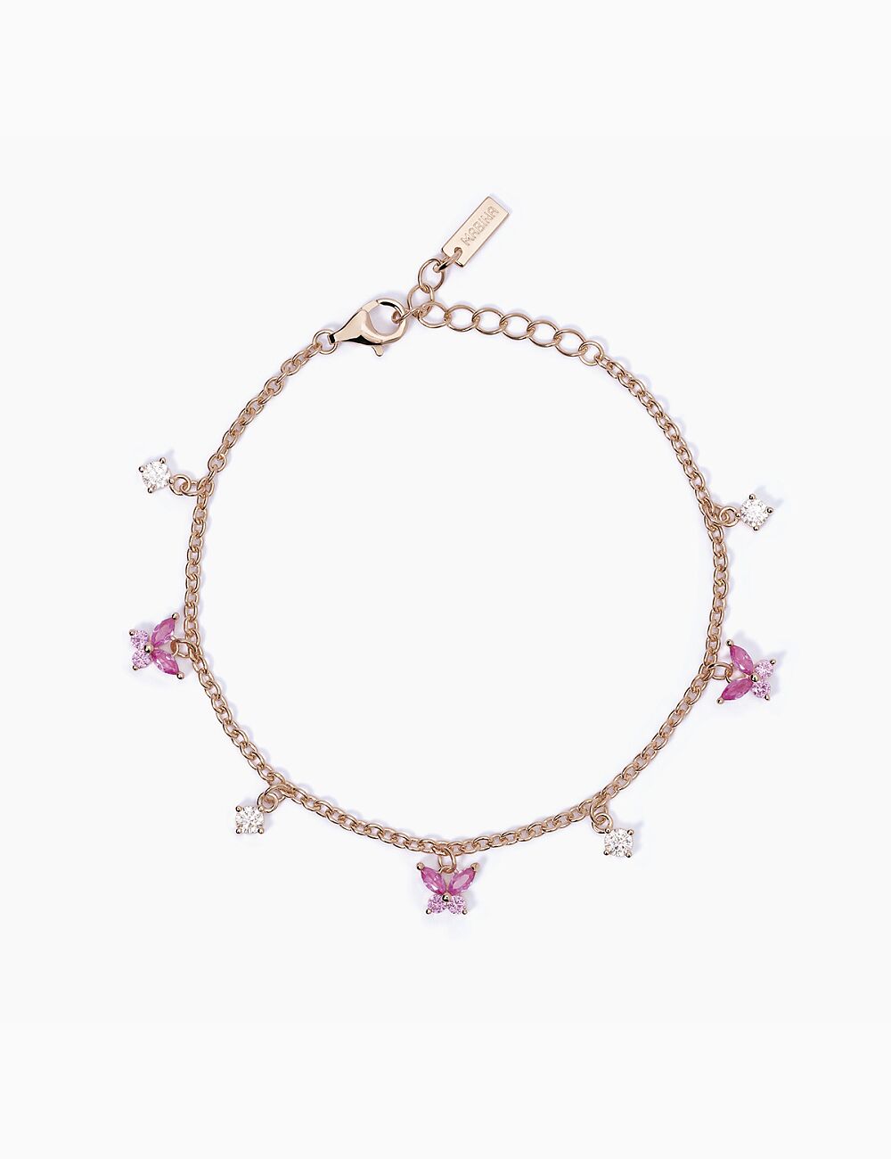 Βραχιόλι από Ασήμι 925 ροζ