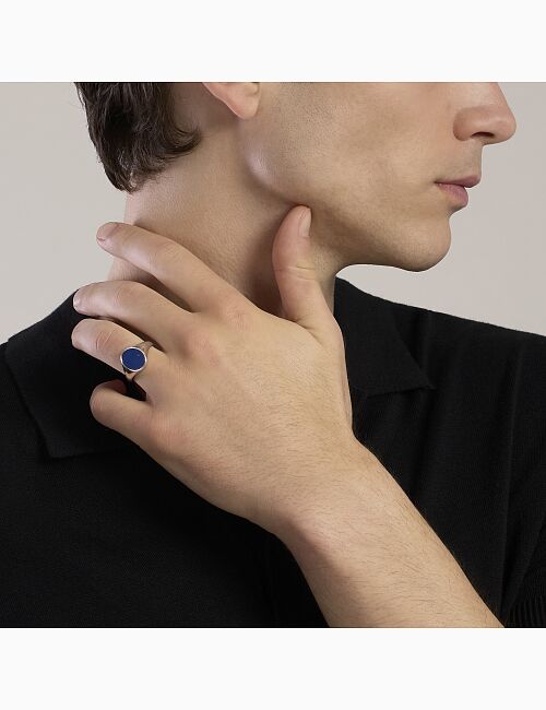 Δαχτυλίδι από Ασήμι 925 lapis